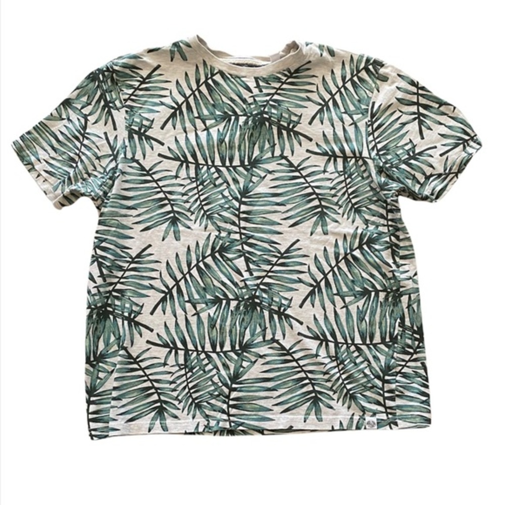 Paper Denim & Cloth Mens Banana Leaf Print‎ T Shirt Sz M